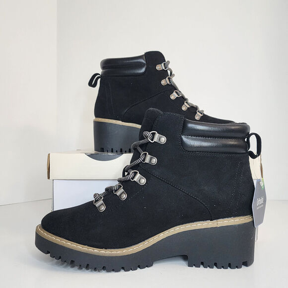 Sonoma Shoes - Sonoma Goods For Life® Oleen Women's Hiker Boots Black Size 8 Ortholite ECO NIB